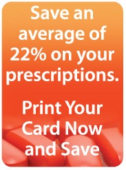 Save an average of 22% on youe prescriptions